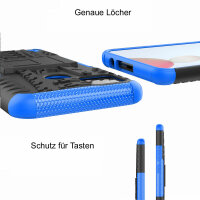 Realme C21Y / C25Y, Hülle Schutzhülle Handy Tasche Outdoor Case Cover Bumper TPU Blau