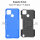 Realme C21Y / C25Y, Hülle Schutzhülle Handy Tasche Outdoor Case Cover Bumper TPU Blau