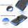 Realme C21Y / C25Y, Hülle Schutzhülle Handy Tasche Outdoor Case Cover Bumper TPU Blau
