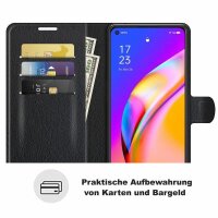 Oppo A94 5G Hülle Handy Tasche Handyhülle Wallet Case Klapptasche Etui