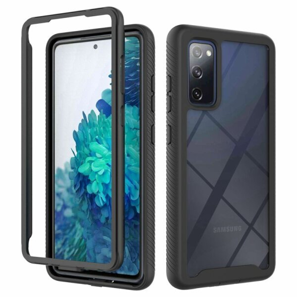Schutz Hülle für Samsung Galaxy S20 FE, Handy Tasche 2-teilig Case Cover Bumper