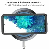 Schutz Hülle für Samsung Galaxy S20 FE, Handy Tasche 2-teilig Case Cover Bumper