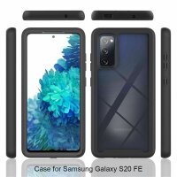 Schutz Hülle für Samsung Galaxy S20 FE, Handy Tasche 2-teilig Case Cover Bumper