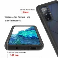 Schutz Hülle für Samsung Galaxy S20 FE, Handy Tasche 2-teilig Case Cover Bumper