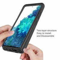 Schutz Hülle für Samsung Galaxy S20 FE, Handy Tasche 2-teilig Case Cover Bumper