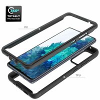 Schutz Hülle für Samsung Galaxy S20 FE, Handy Tasche 2-teilig Case Cover Bumper