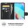 Xiaomi, Handy Tasche Handyhülle Schutzhülle Hülle Flipcase Klapphülle Etui Case Xiaomi Redmi 10 Schwarz