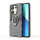 Hülle Xiaomi Redmi Note 13 4G Handyhülle Drehbar Ringhalter Magnet Bumper Case Schwarz