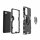 Schutz Hülle für Xiaomi Redmi Note 10 Pro Ring Case Cover Handy Tasche Outdoor  Schwarz