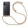 Handykette für Xiaomi Redmi 12 Handyhülle mit Band Case Hülle mit Kordel Hand Beige / Braun