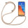 Handykette für Xiaomi Redmi 12 Handyhülle mit Band Case Hülle mit Kordel Hand Beige / Braun