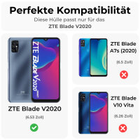 ZTE Blade V2020 Smart Hülle Handy Tasche Flip Cover Wallet Case Handyhülle Etui