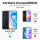 Outdoor Panzer Hülle Honor X8A Handyhülle mit Slide Kameraschutz Ringhalter Silber