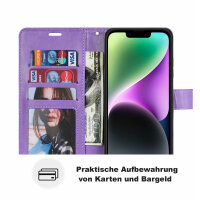 Handyhülle für Apple iPhone 14 – Mandala Case Lila