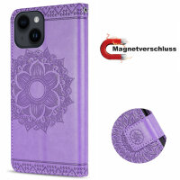 Handyhülle für Apple iPhone 14 – Mandala Case Lila