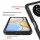 Hülle für Honor Magic4 Lite 5G, Handyhülle Cover 2-teilig TPU Body Bumper Case Schwarz