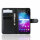 ZTE Blade A5 2019 Handy Tasche Flip Cover Wallet Case Schutz Hülle Etui Schale in Schwarz