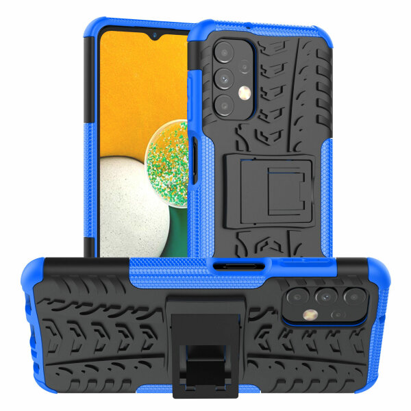 Hülle für Samsung Galaxy A13 4G - Schutzhülle Handyhülle Tasche Case Schale TPU Blau