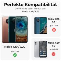 Nokia X10 X20 Hülle Handy Tasche Handyhülle Wallet Case Klapptasche Flip Etui