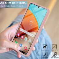 360° Grad Hülle für Samsung Galaxy A52 / A52s mit Integriertem Displayschutz Rosa