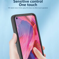 360° Grad Hülle Oppo A54 5G / A74 5G Handyhülle mit Integriertem Displayschutz Schwarz