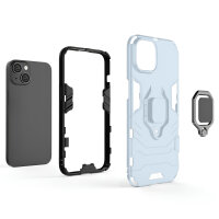 Handyhülle für Apple iPhone 14 Plus – Ring Panzer Cover Türkis