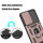 Outdoor Panzer Hülle für Samsung Galaxy S24+ mit Kameraschutz Ringhalter Bumper Rosegold