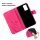 Handy Tasche ZTE Blade Hülle Schutzhülle Klapphülle Flip Case Buchhülle Etui TPU Blade V30 Vita Pink