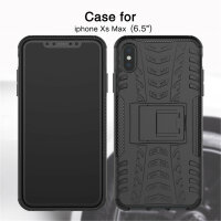 Apple iPhone XS Max Handy Tasche Case Cover Panzer Hülle Schutzhülle Handyhülle