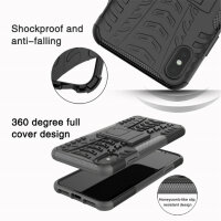Apple iPhone XS Max Handy Tasche Case Cover Panzer Hülle Schutzhülle Handyhülle