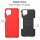Handy Tasche für SAMSUNG Galaxy Hülle Handyhülle Schutzhülle Outdoor Case Schale Galaxy Note10+ N975 / N976 5G Rot
