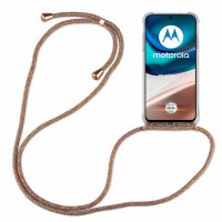 betterfon Handykette für Motorola Moto G42 Handyhülle mit Band Hülle Handytasche Rainbow