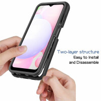 Panzer Hülle Handy Tasche 360 Grad TPU vollschutz mit Integriertem Displayschutz Samsung Galaxy A13 4G / 5G / A04s