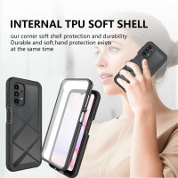 Panzer Hülle Handy Tasche 360 Grad TPU vollschutz mit Integriertem Displayschutz Samsung Galaxy A13 4G / 5G / A04s