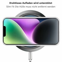 Handyhülle für Apple iPhone 14 – Magnet Case Weiß