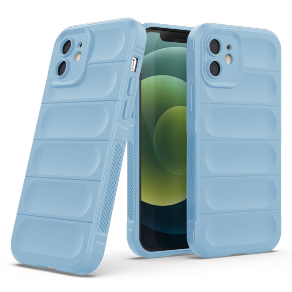Handyhülle für Apple iPhone 12 – Outdoor Case Hellblau