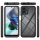Motorola Moto G13 / G23 Handyhülle 2-teilig 360° Grad Hülle mit Displayschutz Schwarz