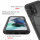 Motorola Moto G13 / G23 Handyhülle 2-teilig 360° Grad Hülle mit Displayschutz Schwarz
