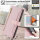 Handykette Xiaomi Hülle mit Band Handyhülle Kartenfächer PU Leder Umhängetasche Redmi Note 13 Pro+ 5G Rosa