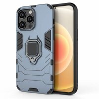Handyhülle für Apple iPhone 14 Pro – Ring Panzer Cover Türkis