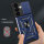 Outdoor Panzer Hülle für Samsung Galaxy S24 mit Kameraschutz Ringhalter Bumper Blau