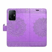 Handy Tasche Xiaomi 11T / 11T Pro Schutzhülle Book Case Flip Cover Etui Hülle BF Lila