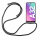 Handykette für Samsung Handyhülle mit Band Schutz Hülle Handy Tasche mit Schnur Samsung Galaxy A32 4G Grau