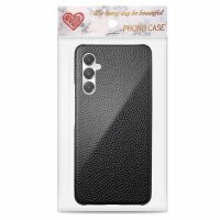 Hülle Handyhülle Stoßfeste Handy Tasche Ultra-Dünn Case Leder Bumper für Samsung Galaxy S24 Ultra Schwarz
