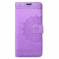 Hülle für Samsung Galaxy S21 5G Handy Tasche Handyhülle Case Schutz Schale Etui Mandala Lila