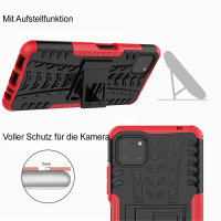 Schutz Hülle für Samsung Galaxy A22 5G Handyhülle Handytasche Outdoor Case TPU in Rot