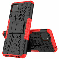 Schutz Hülle für Samsung Galaxy A22 5G Handyhülle Handytasche Outdoor Case TPU in Rot