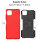 Schutz Hülle für Samsung Galaxy A22 5G Handyhülle Handytasche Outdoor Case TPU in Rot