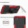 Schutz Hülle für Samsung Galaxy A22 5G Handyhülle Handytasche Outdoor Case TPU in Rot