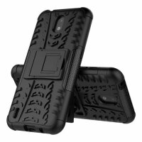Handy Tasche Nokia Hülle Outdoor Hybrid Case Cover Schutzhülle Handyhülle Bumper Nokia 5.3 Schwarz
